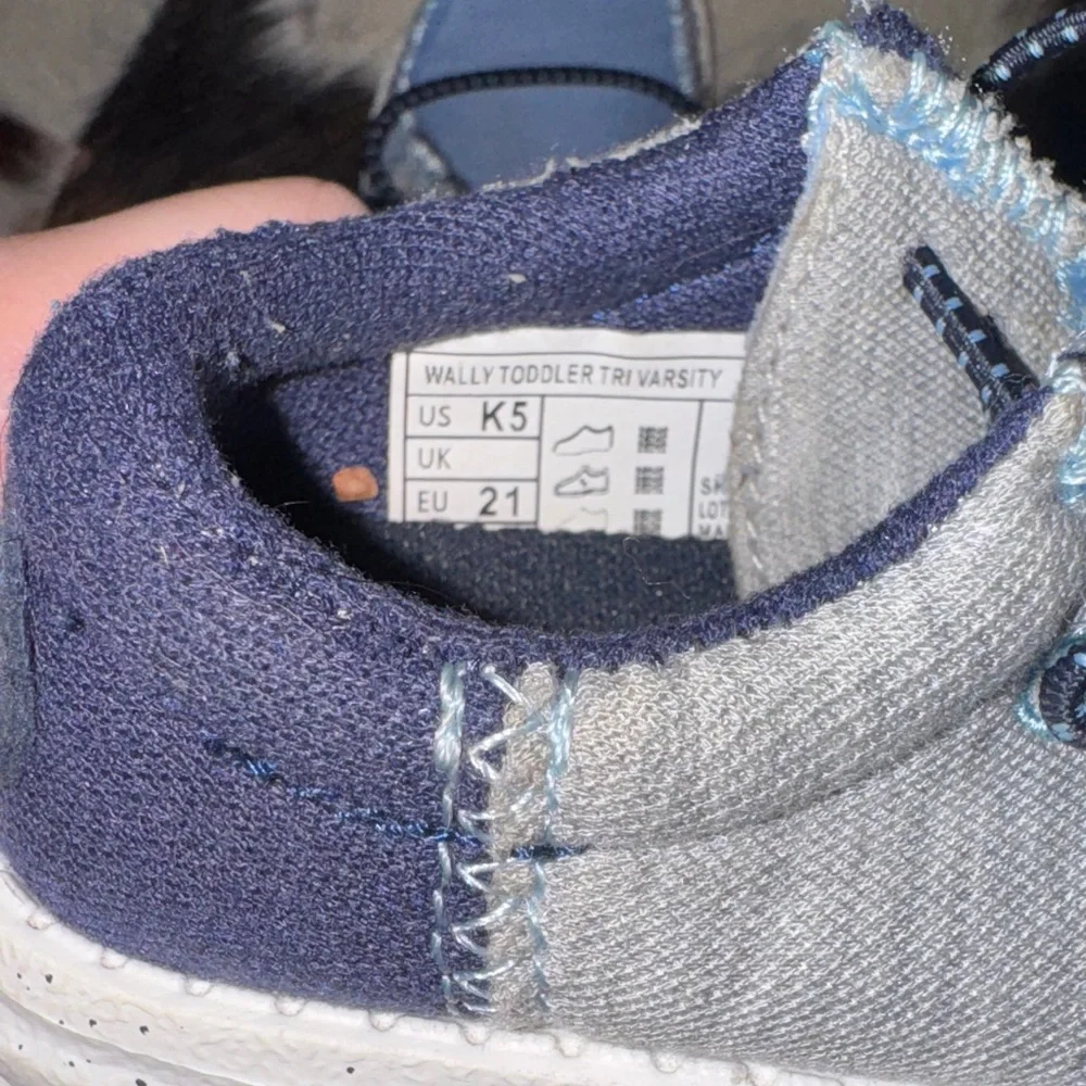 Hey Dude Kids Light Blue Moccasins